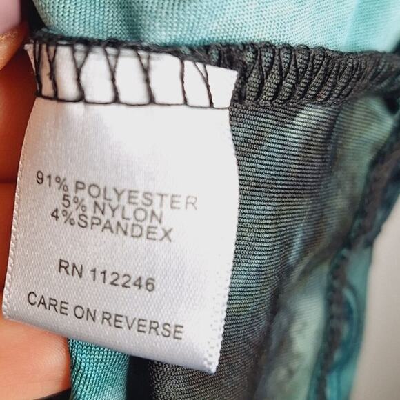 Vintage Y2K Sami & Jo Velvet Burnout Top Whimsygoth Fairy Square Neck Ruched PS - Picture 7 of 10